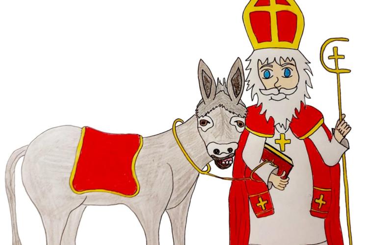 Nikolaus und sein Pferd