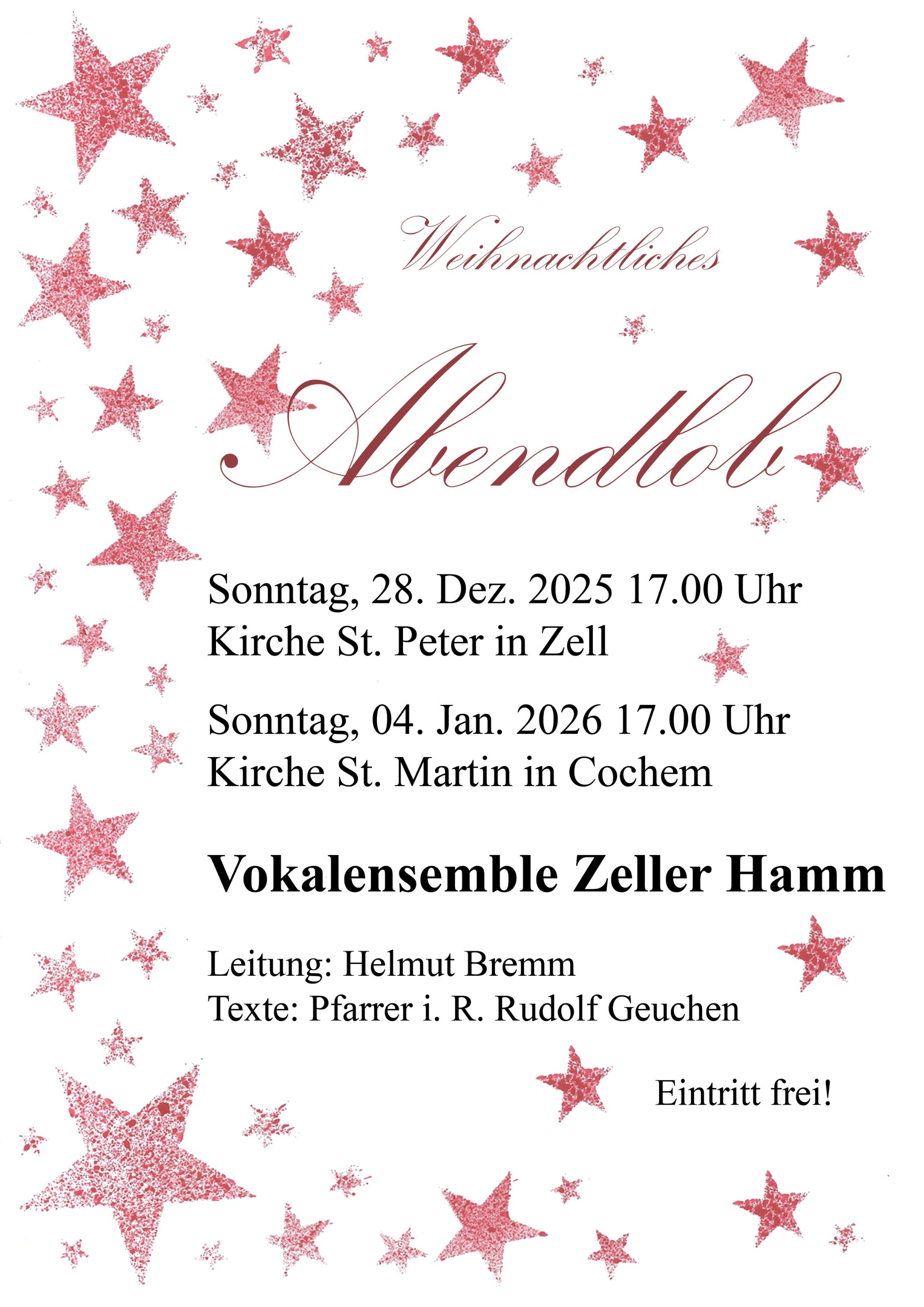 Weihnachtliches Abendlob