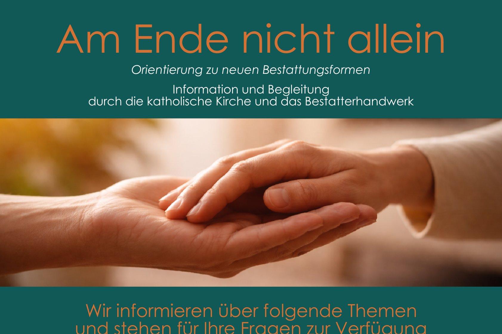 Am Ende nicht allein - Informationsveranstaltung neues Bestattungsgesetz