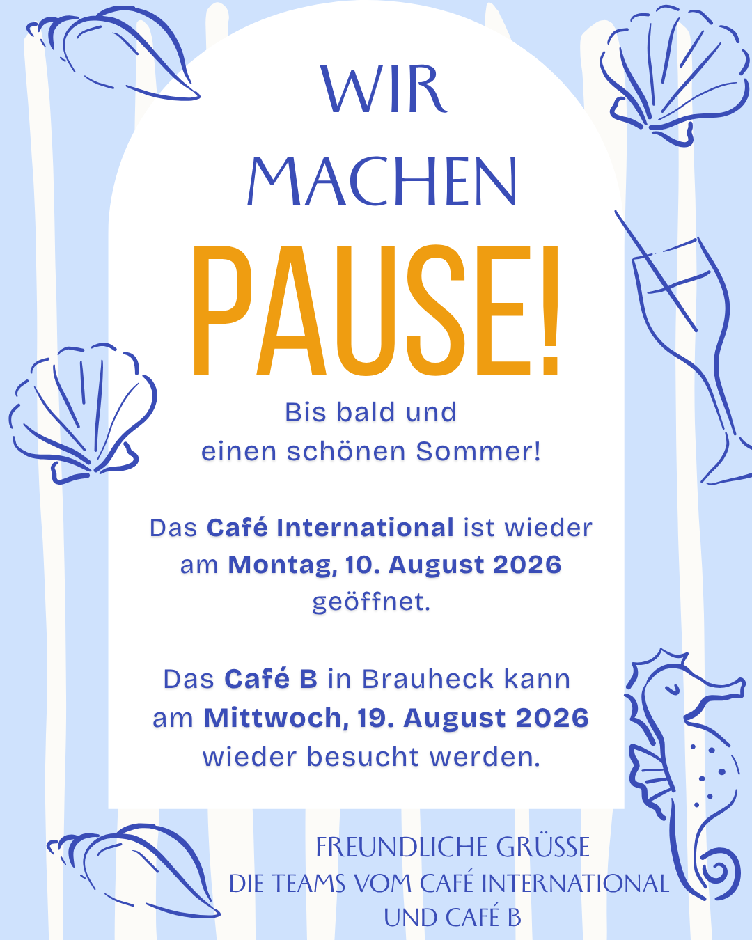 Sommerpause
