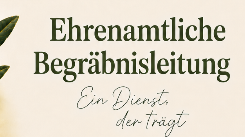 EA Begräbnisleitung - Infoabend 17 Uhr