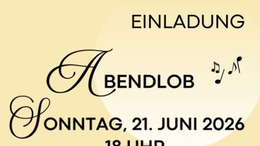 Einladung zum Abendlob