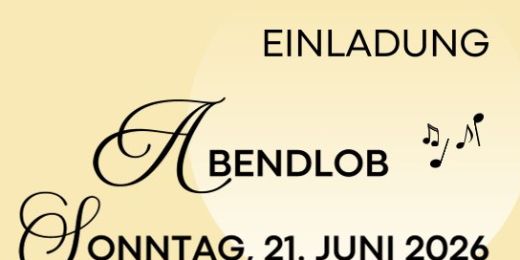Einladung zum Abendlob