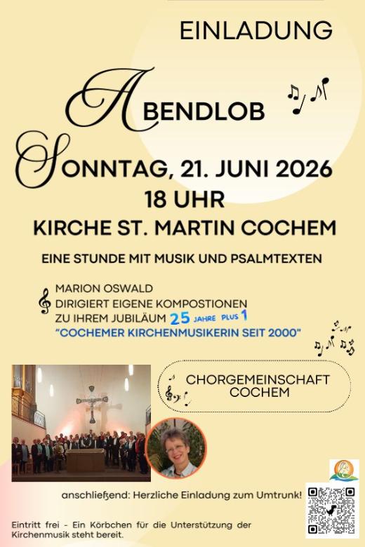 Einladung zum Abendlob