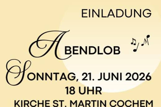 Einladung zum Abendlob