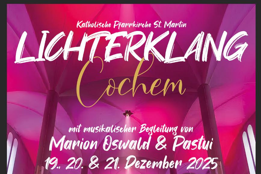 Plakat zur Veranstaltung Lichterklang in Cochem