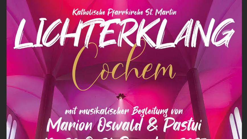 Plakat zur Veranstaltung Lichterklang in Cochem