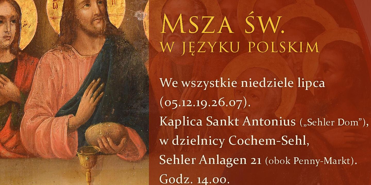 Msza-w-jez-pol-2026 /Messen in polnischer Sprache!