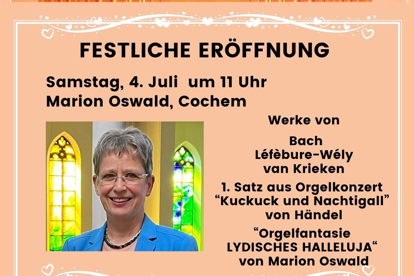 Eröffnung der Orgelmatinée