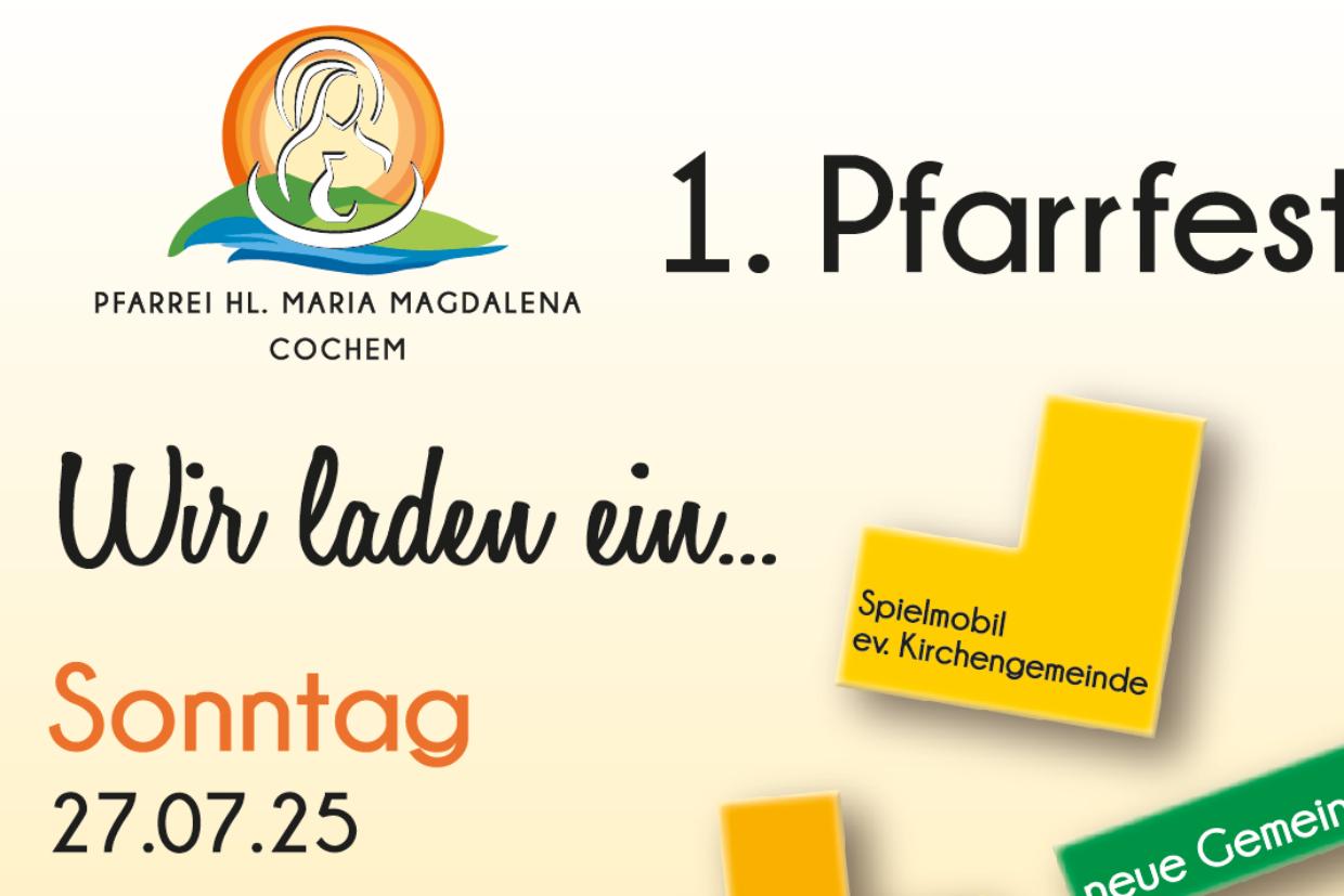 Einladung zum Pfarrfest