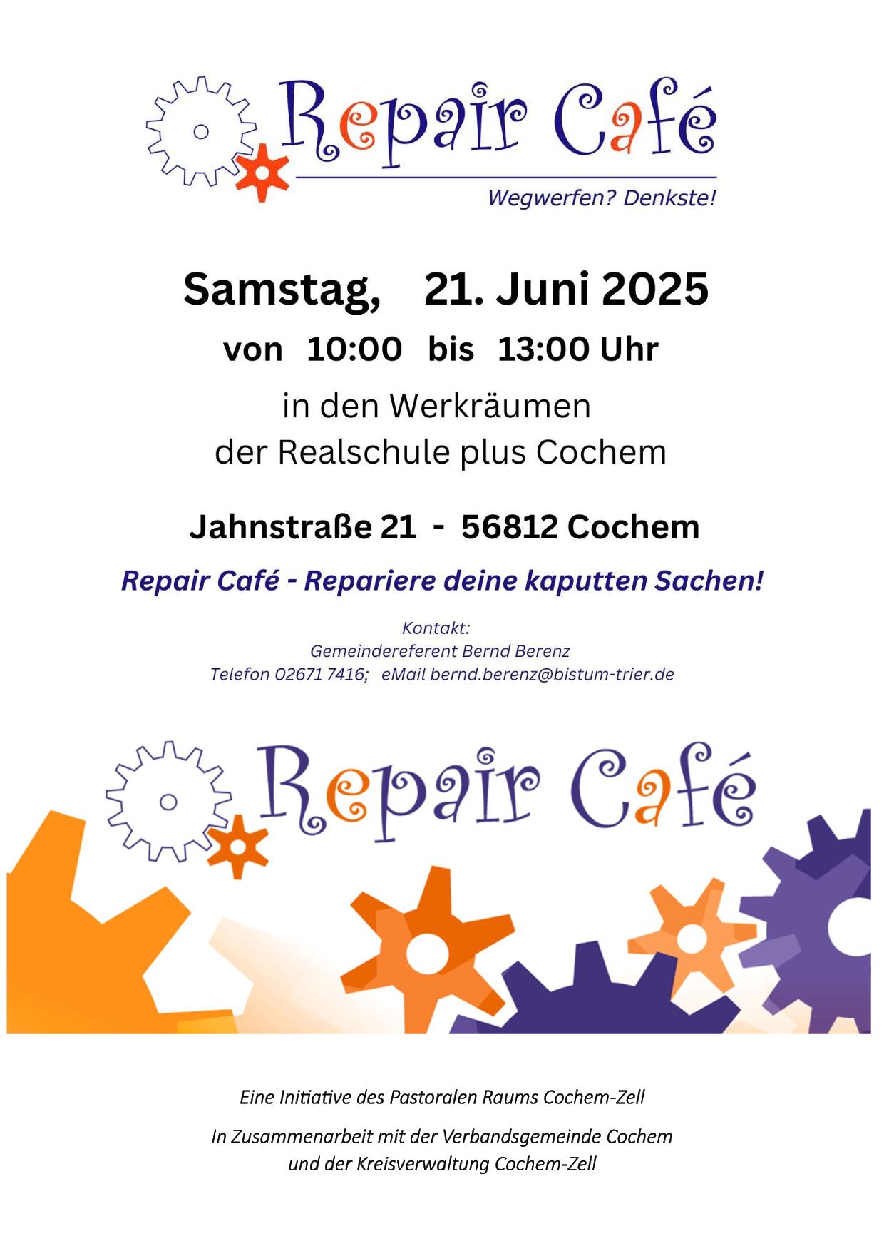 Repair Café am 21.06.2025