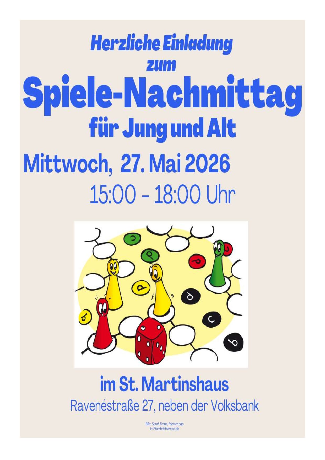 Spiele-Nachmittag Mai 2026
