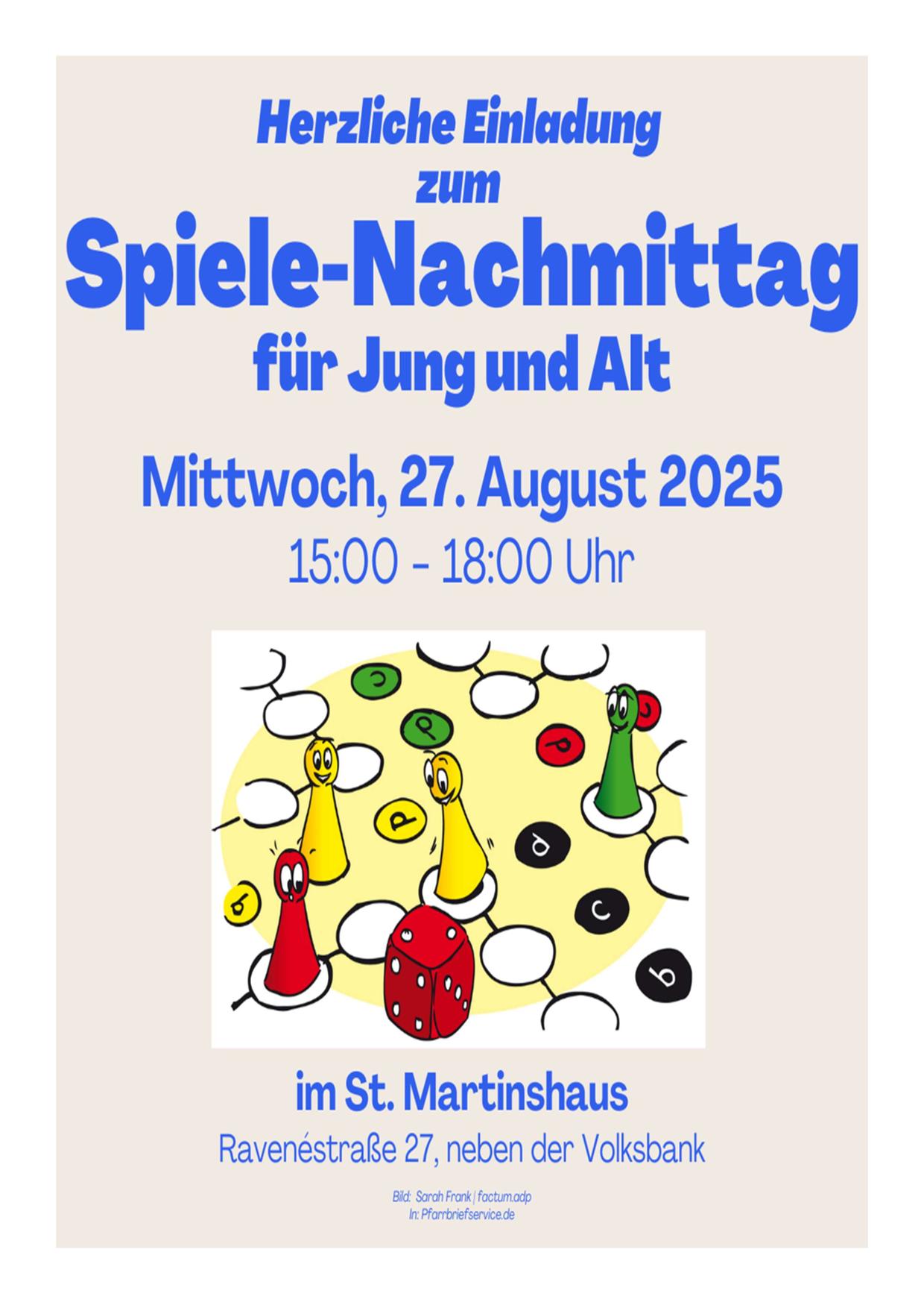 Spiele-Nachmittag im August