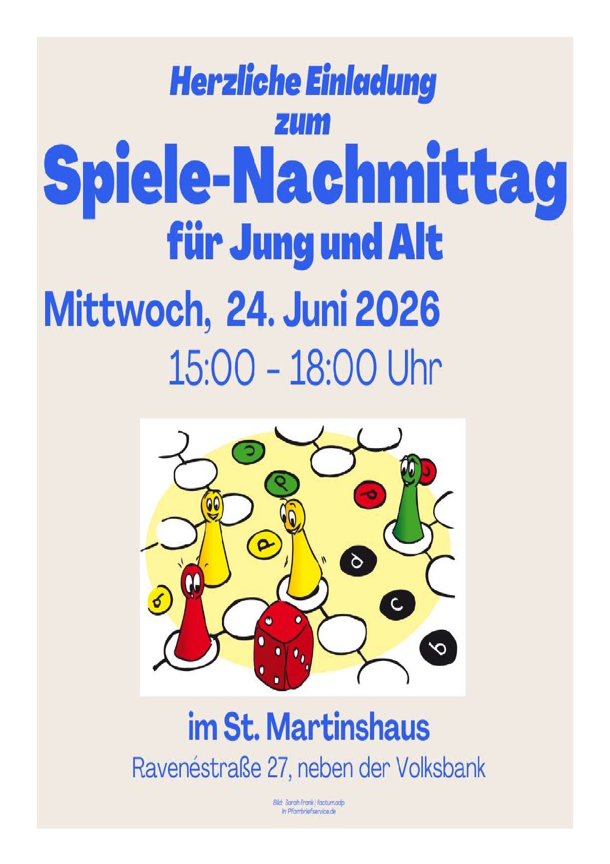 Spielenachmittag - Juni 2026