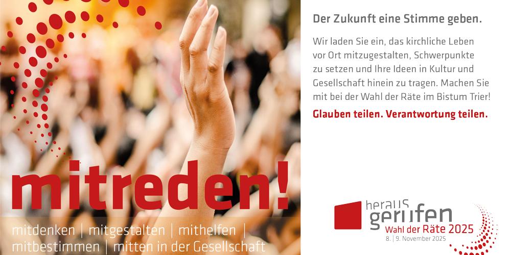 Rätewahl - Mitreden (c) Bistum Trier Rätewahl - Mitreden